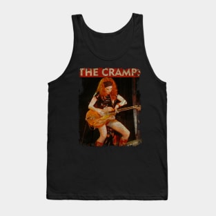 TEXTURE ART- The Cramps 1982 - RETRO STYLE 4 Tank Top